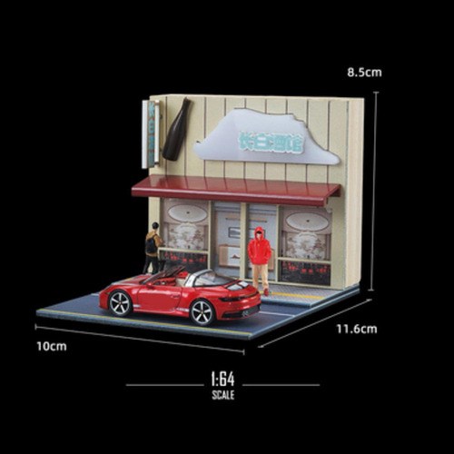 1:64 Diorama Modelo S Escala Paisaje Para Casa De Taberna