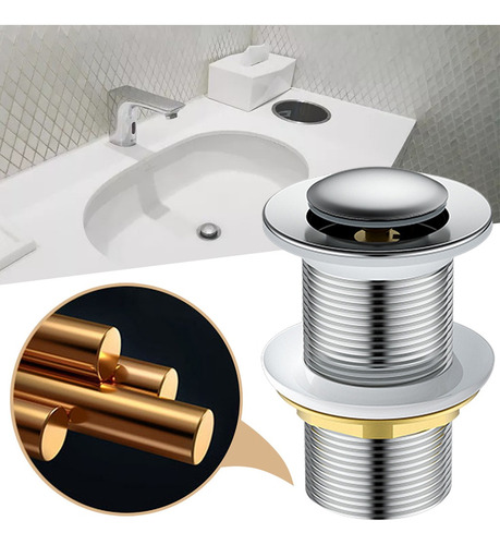 Imagen 4 de 11 de Desagüe De Accesorios De Grifo De S Sin Desbordamiento