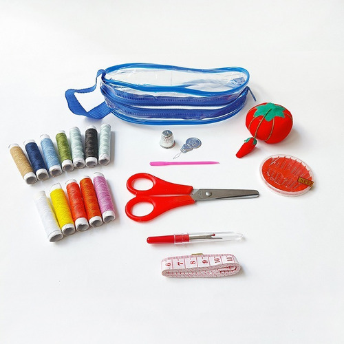 Imagen 1 de 2 de Costurero Para Viajes De Plástico Kit De Costura Práctico