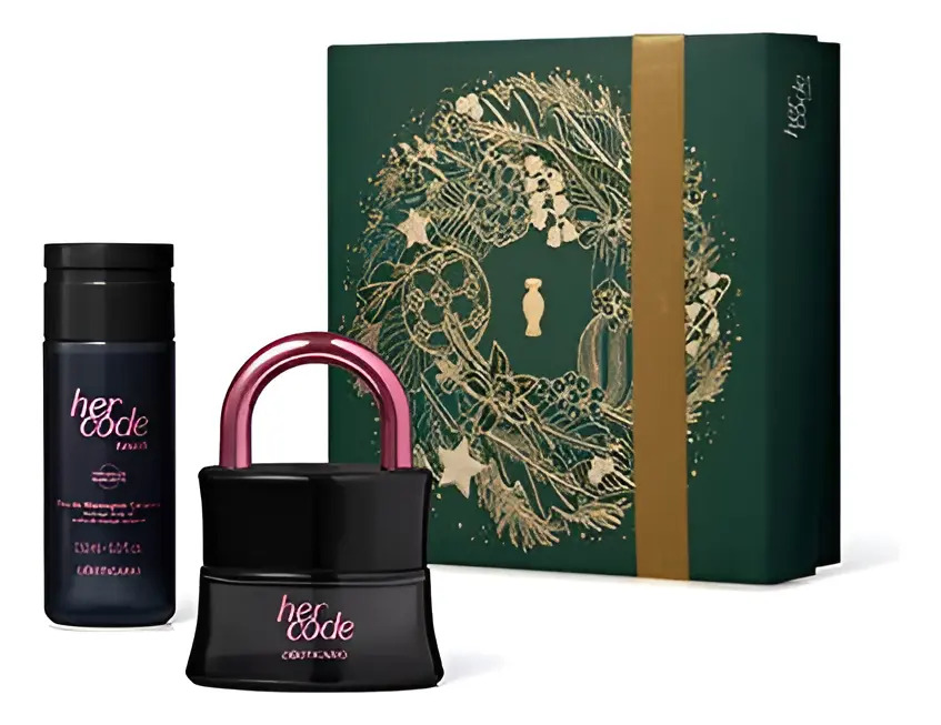 Combo Her Code Touch: Eau De  Parfum 50ml + Óleo de Massagem Corporal