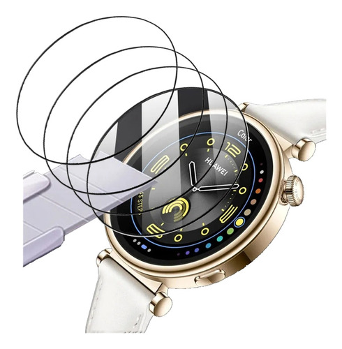 Mica Cristal Templado Para Huawei Watch Gt4 41mm 46mm 4 Pcs