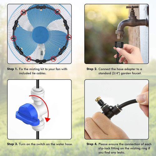 . Pulverizador De Agua Nebulizada 8 Metros