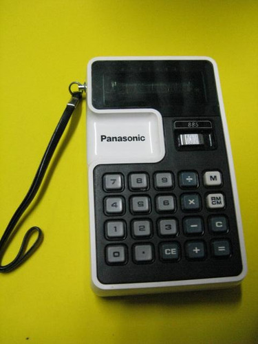 Mundo Vintage: Antigua Calculadora Panasonic Funcionando Ckt