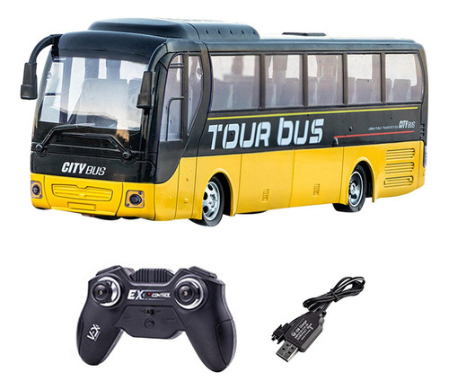 P Coche De Juguete Modelo Rc, Autobús Ligero Con Control
