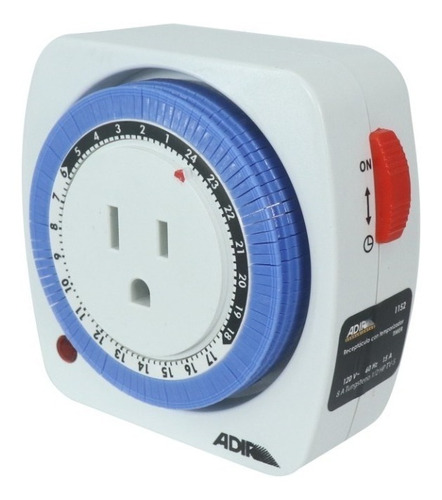 Imagen 3 de 6 de Temporizador Receptaculo Analógico Sanelec 4334