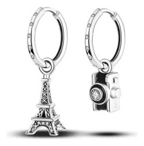 Aretes De Plata 925 Para Mujer Modelo Paris