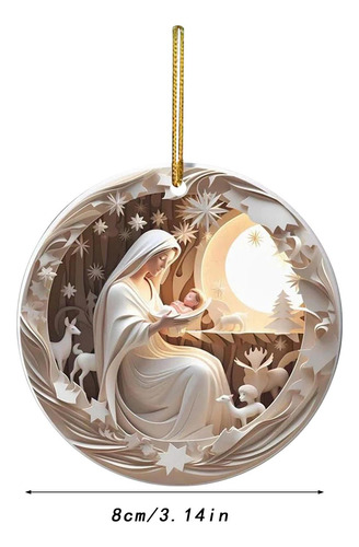 2 Colgante De Ventana De Navidad, Adorno Colgante De Navidad