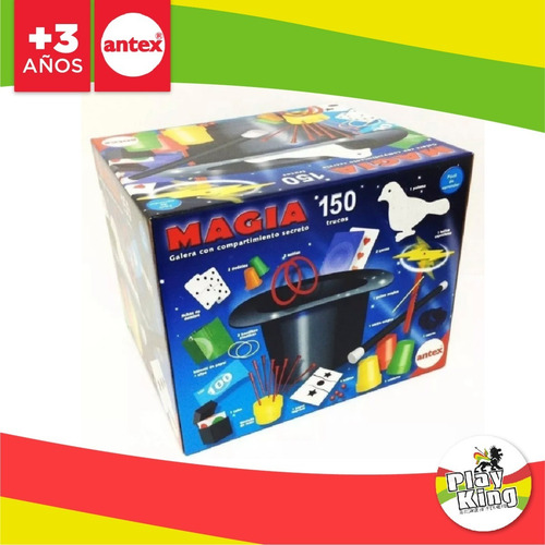Imagen 5 de 5 de Juego De Magia 150 Trucos Con Galera Original Antex Playking