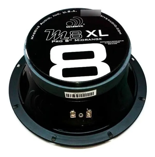 Medio Rango Massive Audio M8xl Potente 250wrms | Meses sin intereses