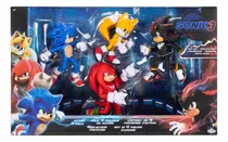 Comprar Sonic Hedgehog 3 Set 4 Pack Shadow Tails Knuckles Con Luces