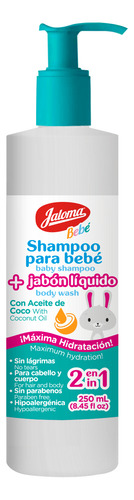 Jaloma Shampoo Para Bebé 2 En 1, Cabello Y Cuerpo, 250ml