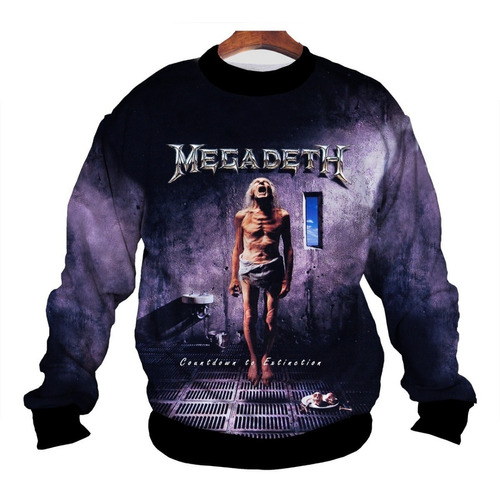 Buzo Basico Zt Bzt-0609 - Megadeth Countdown To Extinction