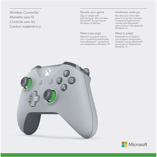 Mando Inalámbrico Xbox - Gris / Verde