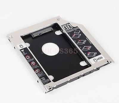 Nuevo Diseño 2 Ssd Hd Hard Drive Caddy Bahía Óptica Para App