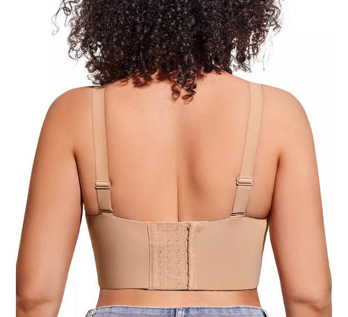 Sujetador Push Up Sin Tirantes De Talla Grande Para Mujer