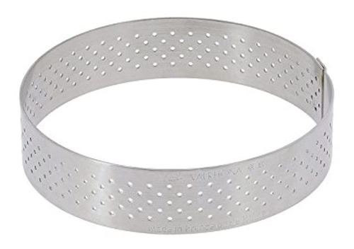 De Buyer Perforated Tart Ring, Round, In