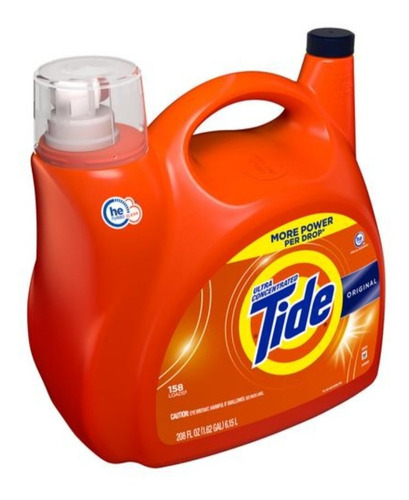 Tide Liquid Detergente Para Ropa Original - L a $32