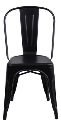 Silla Vintage Tolix Estructura Color Negro 6 Unidades