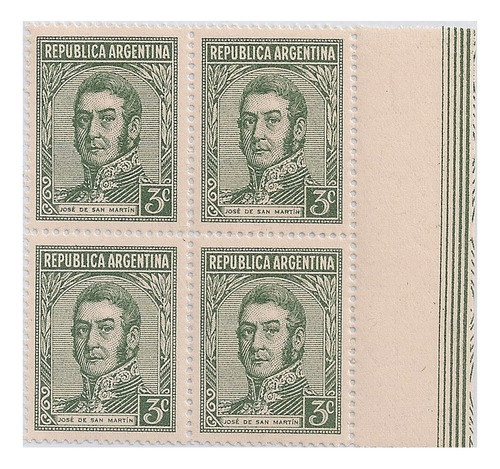 Argentina - Cuadrito Próceres  - Año 1935 - Gj 740