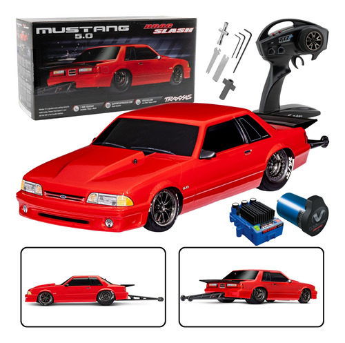 Carro De Control Remoto Traxxas Ford Mustang 5.0 Drag Slash 