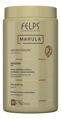 Felps Professional Marula Máscara Hipernutrição 1kg