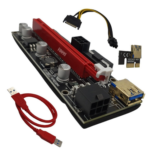 Riser 1x A 16x V 008s Pci-e Con Cable Usb3.0 Cripto Mineria