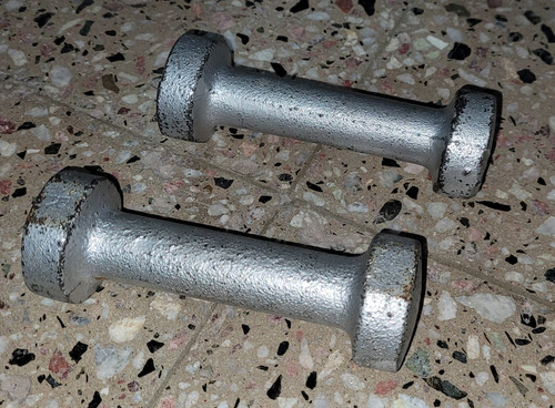 Combo De Colchoneta + Mancuernas Azul (Usado)