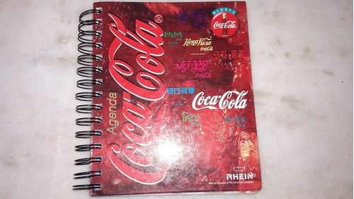 Agenda, Promocion De Coca Cola De 1998,tapas Duras Y Espiral