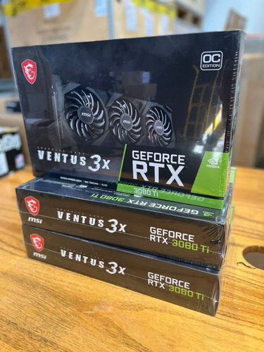 Placa de video Nvidia MSI Ventus GeForce RTX 30 Series RTX 3080 Ti GEFORCE RTX 3080 Ti VENTUS 3X 12G OC OC Edition 12GB