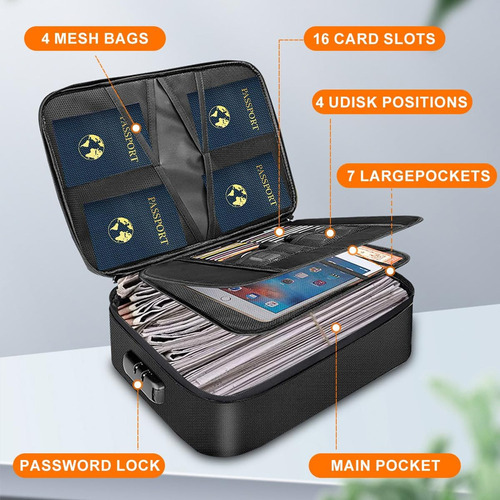 Bolsa De Almacenamiento Resistente Al Fuego E Impermeable