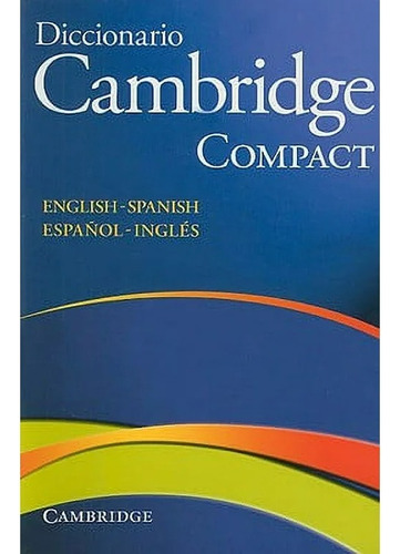 Diccionario Cambridge Compact Español-inglés