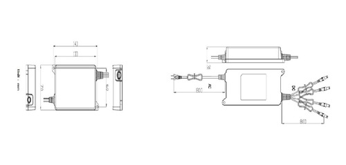 Dahua Pfm322 - Transformador De Voltaje Regulado / 12 Vdc