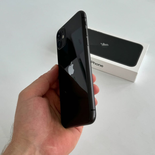 Apple Iphone 11 128 Gb - Negro 100% Batería + Airpods 4 Negro (Reacondicionado)