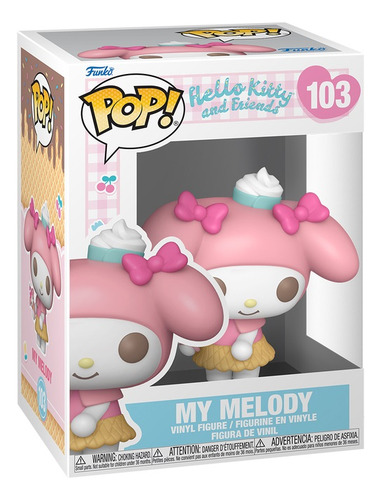 Funko Pop Hello Kitty My Melody Con Helado #103