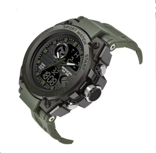 Relógio Masculino Sanda 739 Militar Prova D'água Original