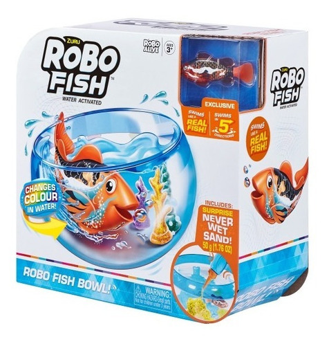 Imagen 1 de 8 de Playset Robo Alive Robo Fish Peces Robóticos Nadadores 7126