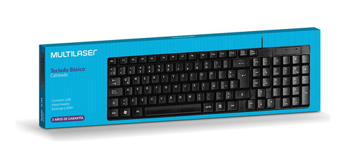Teclado Multilaser Usb Espanhol Tc501
