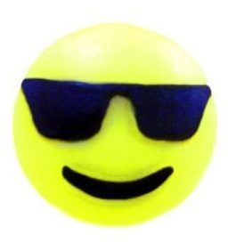 Molde Forma Silicone Emoji Óculos De Sol