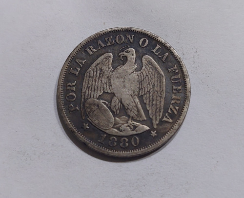 Moneda De 20 Centavos Año 1880
