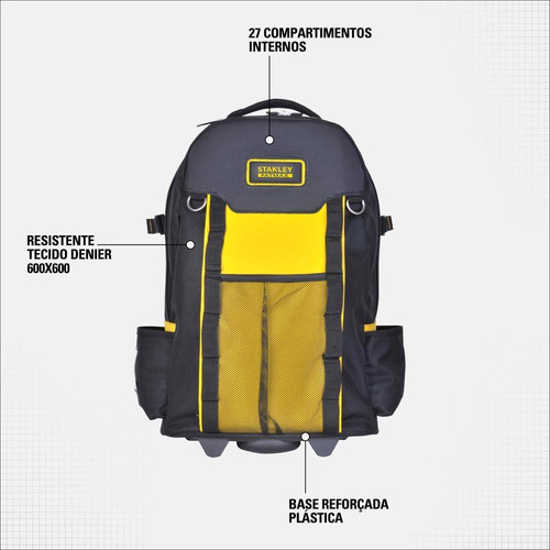Mochila Para Ferramentas C/ Rodinhas 20'' Fmst514196 Stanley