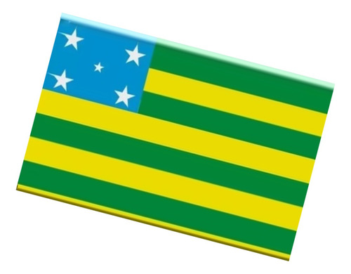 1 Emblema Ades. Bandeira Goias Resina Caminhão Dolly Carreta