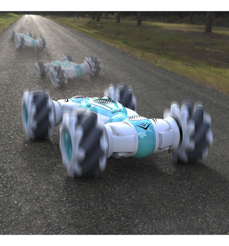 Carro Stunt Rc Gestos De Mão Sensor Acrobático Cor Azul