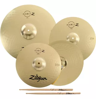 Juego Platillos Zildjian Planet-z Kit + Rocker Music