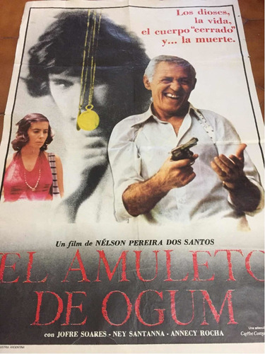 El Amuleto De Ogum Jose Soarez  Poster 1974 Original