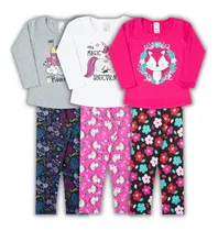 Comprar Combo 3 Conjuntos Infantil Menina Inverno Meia Estação