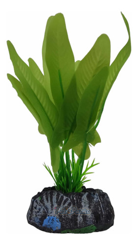 Soma Planta Eva Ninfeia Verde ( Plastica Artificial ) 13cm