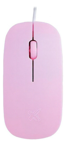 Mouse Maxprint Surface, 1200dpi, 3 Botoes, Usb, Rosa