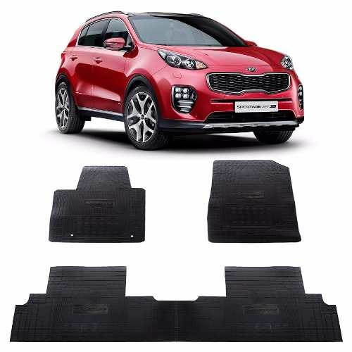 Jogo De Tapete Interno Reforçado Kia Sportage 2017 Com Trava