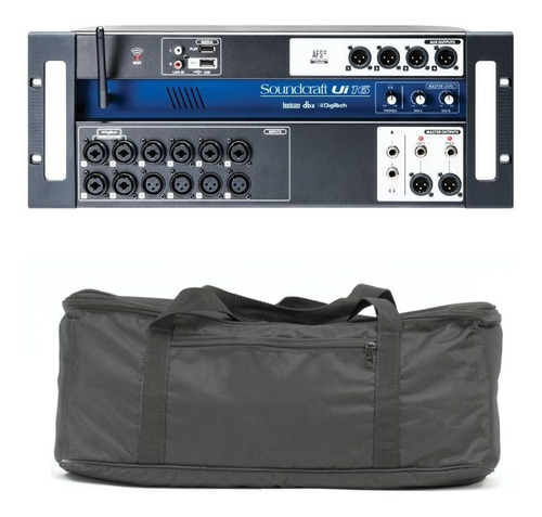 Kit Mesa De Som Digital Soundcraft Ui16 Com Bag