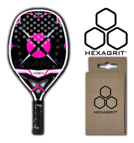 Hexagrit - Tratamento Adesivo Raquete Beach Tennis 1 Kit
